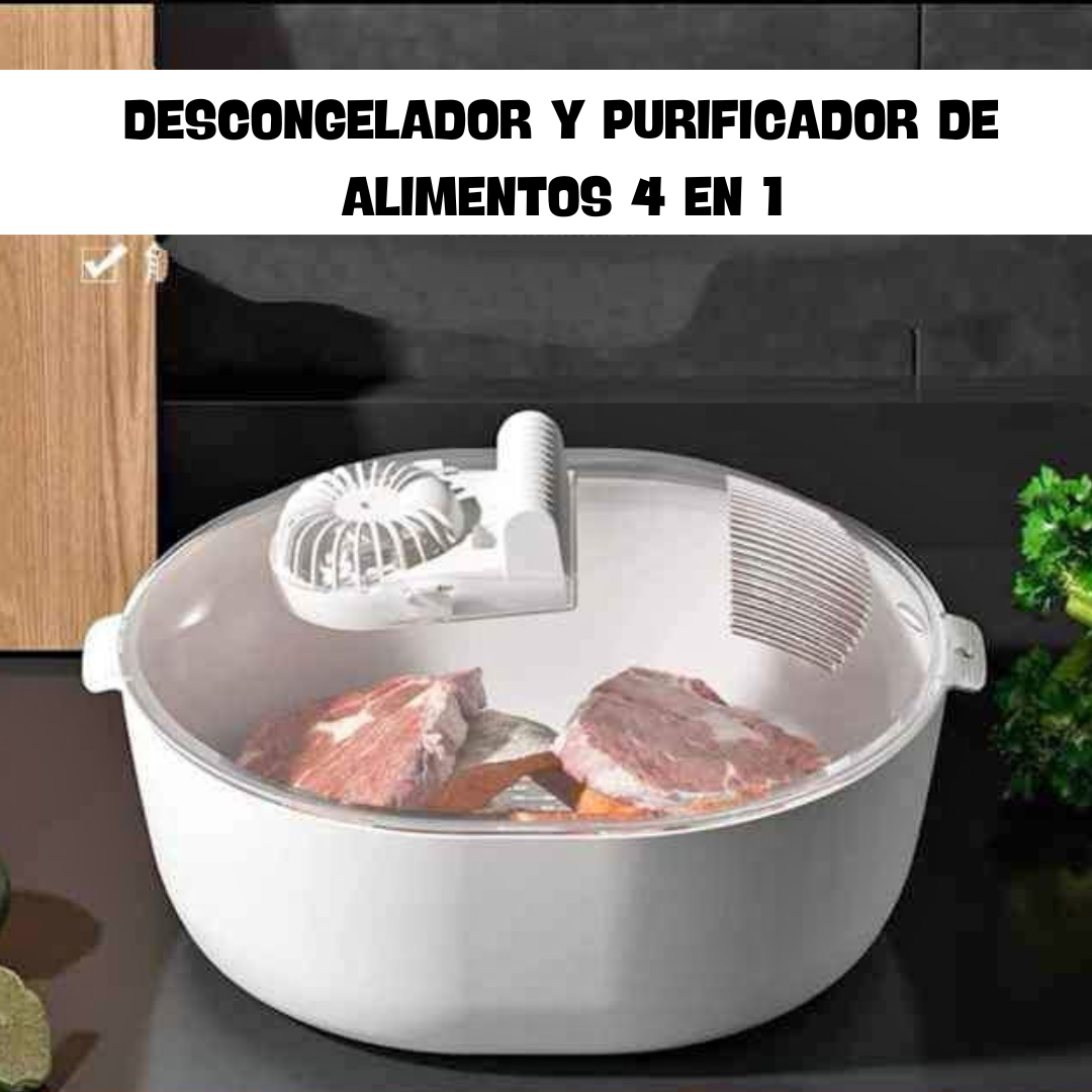 🧊DESCONGELADOR DE ALIMENTOS🍗🍤 🥩4 EN 1