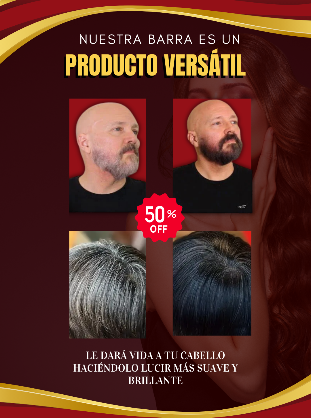 BARRA CUBRECANAS CABELLO Y BARBA