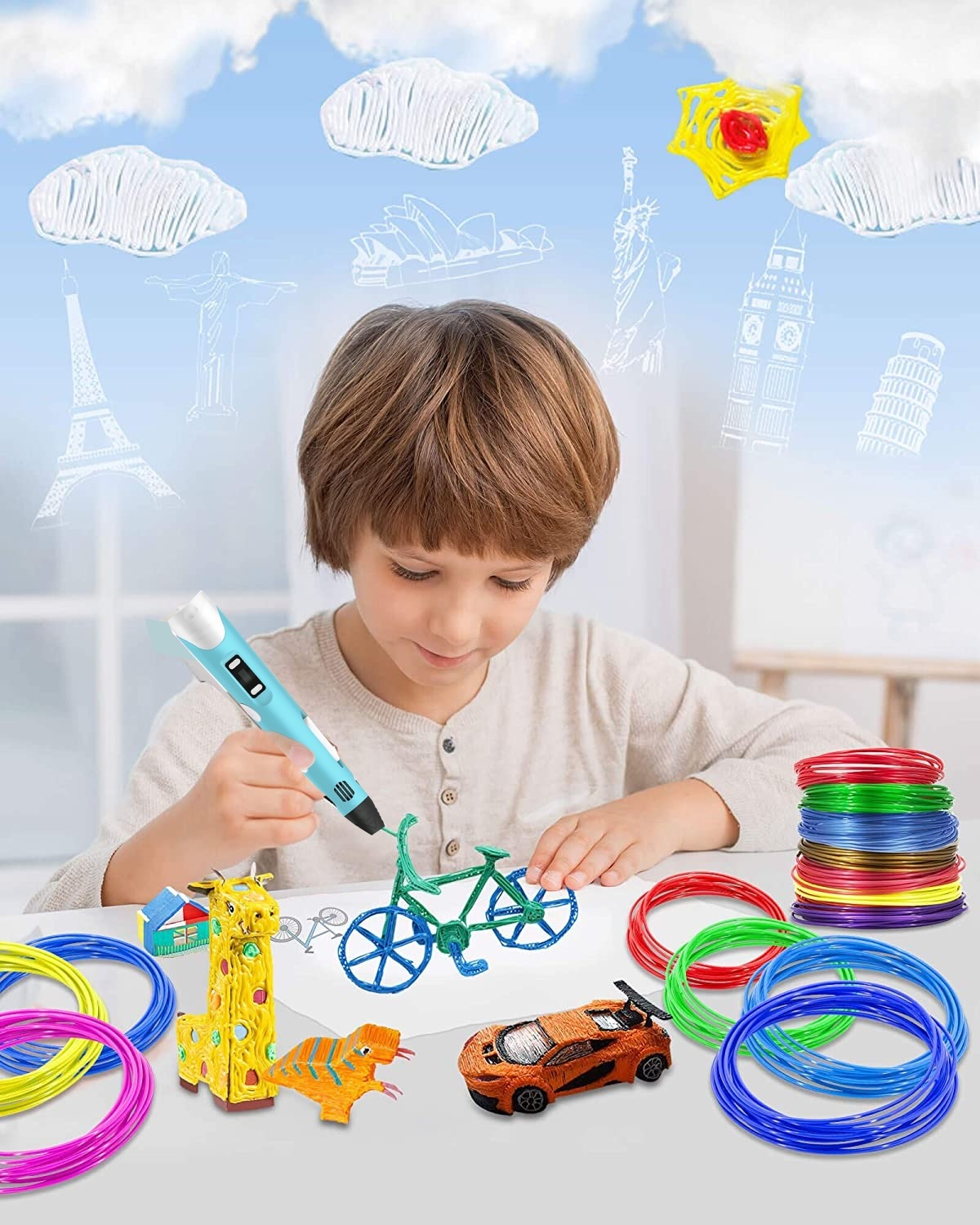 🌈✒️LAPIZ 3D MAGICO🎁